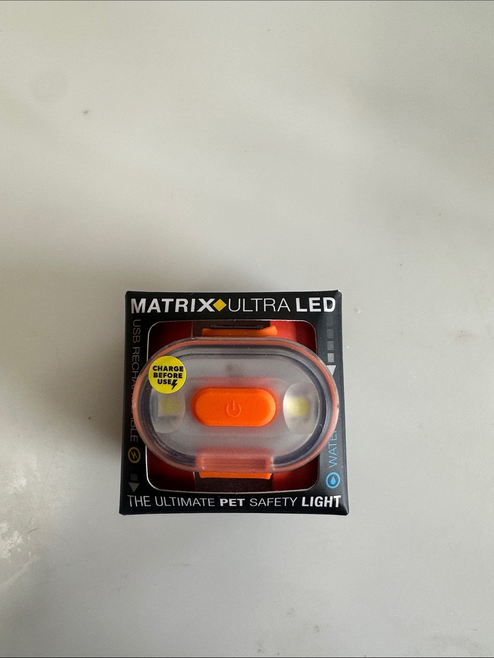 Max and Molly Ultra LED Orange Pet Safety Light